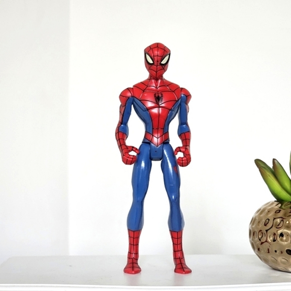 Vtg Spectacular Spider-Man Animated Series 6" Action Figure 2008 Marvel Hasbro